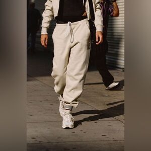 Free People Movement For The Win Joggers in Oatmeal Heather Size XS NWT